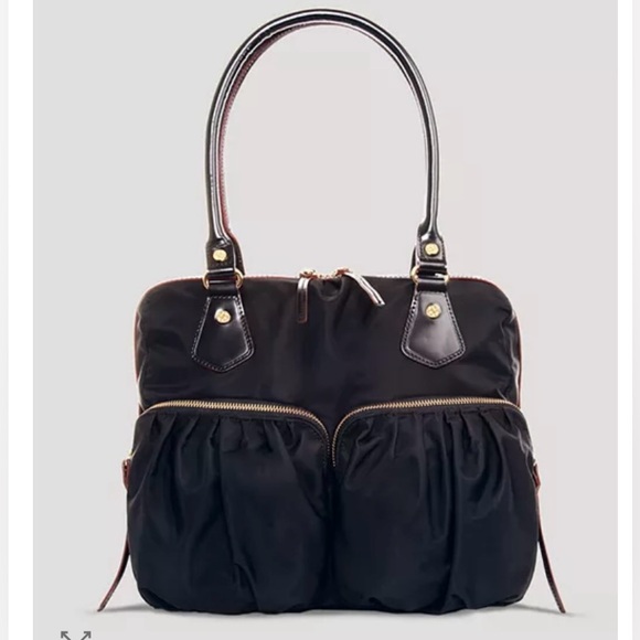 MZ Wallace Handbags - MZ WALLACE Jane Tote in Navy and red